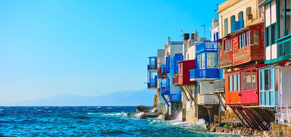 Mykonos is world famous for its beautiful golden sandy beaches and transparent waters. 